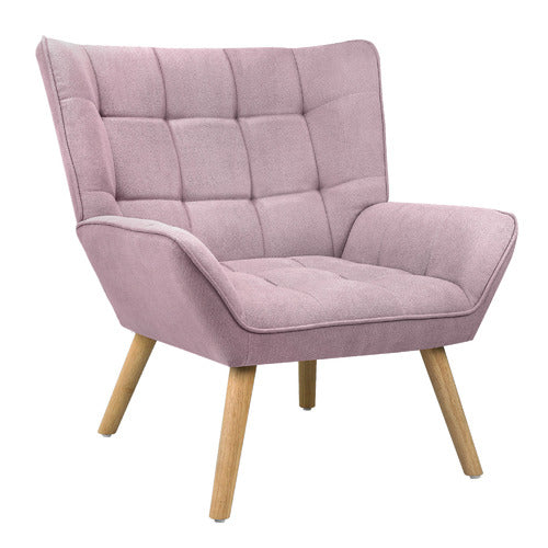 LIVING FUSION WINTHROP RUBBERWOOD ARMCHAIR