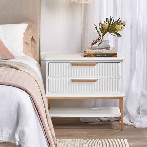 REXINGTON HOME WYATT 76CM BEDSIDE TABLE