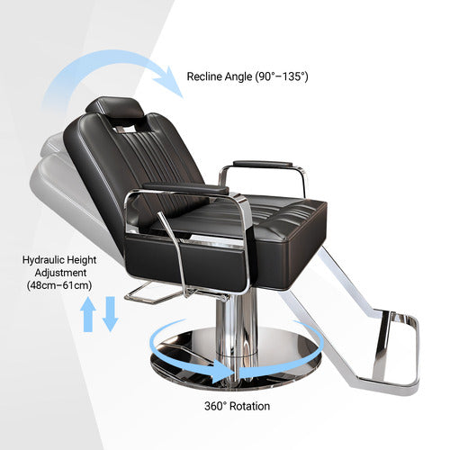 MODERN COLLECTIVE XYLA FAUX LEATHER SALON CHAIR