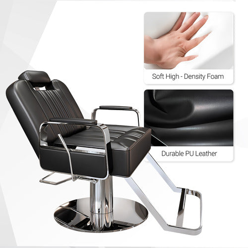 MODERN COLLECTIVE XYLA FAUX LEATHER SALON CHAIR
