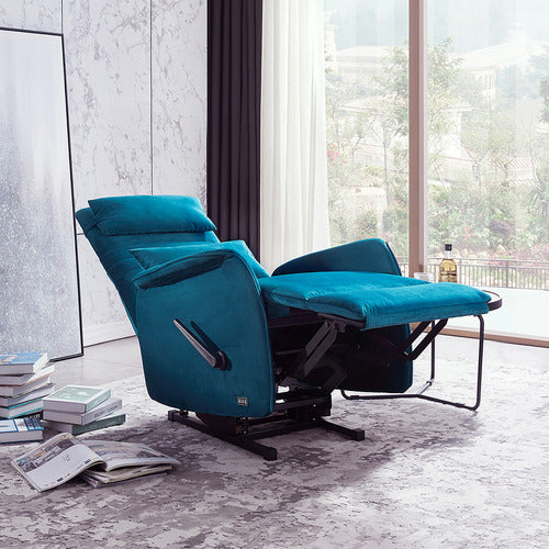 YORK STREET ARUZHAN VELVET RECLINER ARMCHAIR
