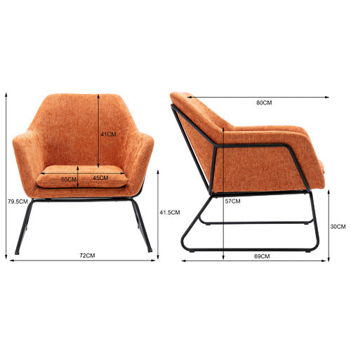 CORA HOME LIVING YEVA ACCENT CHAIR