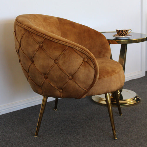 BY DESIGNS KIORA BUTTON TUFTED ACCENT CHAIR