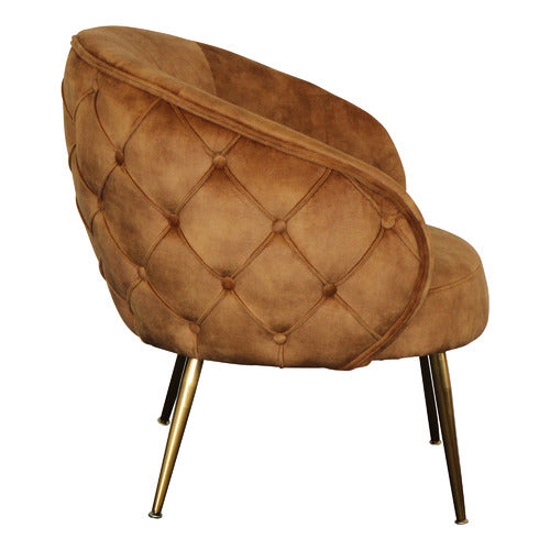 BY DESIGNS KIORA BUTTON TUFTED ACCENT CHAIR