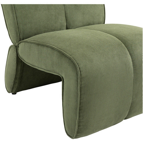 EVIE HOME ZAIN CORDUROY ACCENT CHAIR