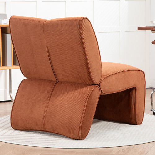 EVIE HOME ZAIN CORDUROY ACCENT CHAIR