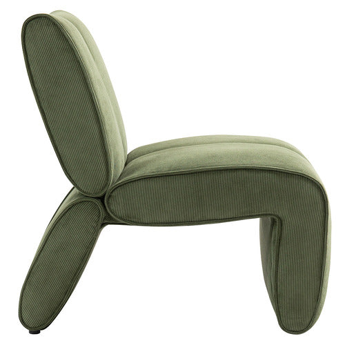 EVIE HOME ZAIN CORDUROY ACCENT CHAIR