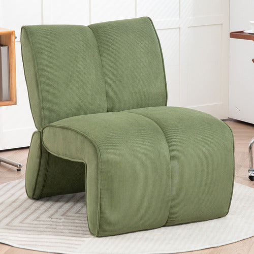 EVIE HOME ZAIN CORDUROY ACCENT CHAIR