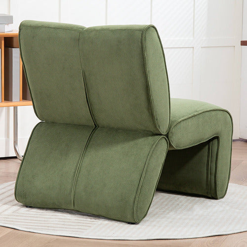 EVIE HOME ZAIN CORDUROY ACCENT CHAIR