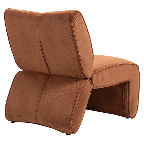 EVIE HOME ZAIN CORDUROY ACCENT CHAIR