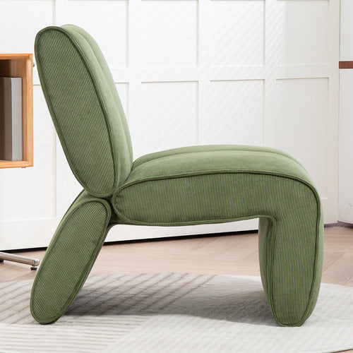 EVIE HOME ZAIN CORDUROY ACCENT CHAIR