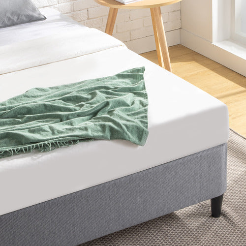 STUDIO HOME ZANE METAL & FABRIC BED BASE