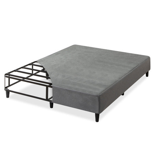 STUDIO HOME ZANE METAL & FABRIC BED BASE