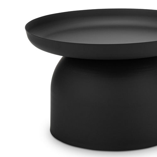 CONTINENTAL DESIGNS ZEDD PEDESTAL COFFEE TABLE