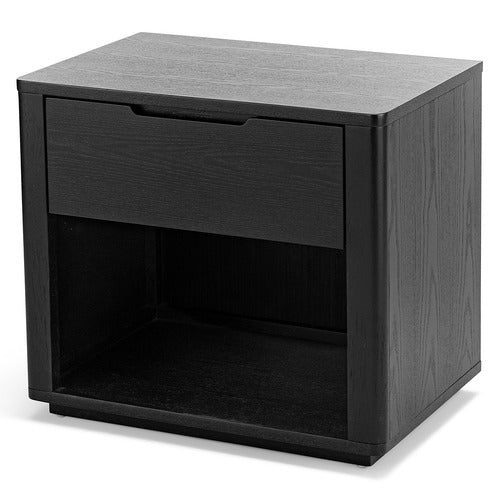 CONTINENTAL DESIGNS ZEUS RUBBERWOOD BEDSIDE TABLE