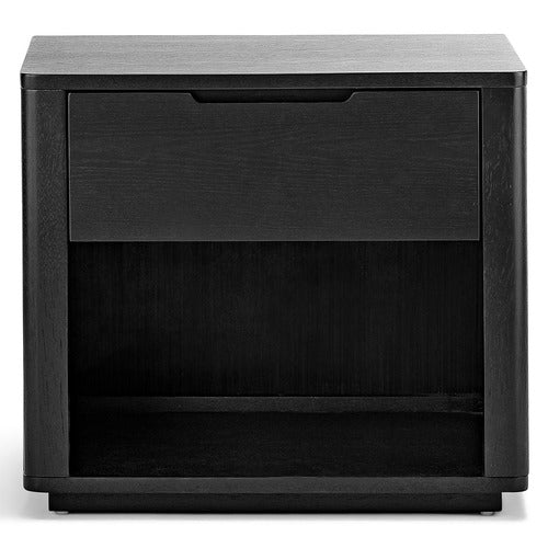 CONTINENTAL DESIGNS ZEUS RUBBERWOOD BEDSIDE TABLE