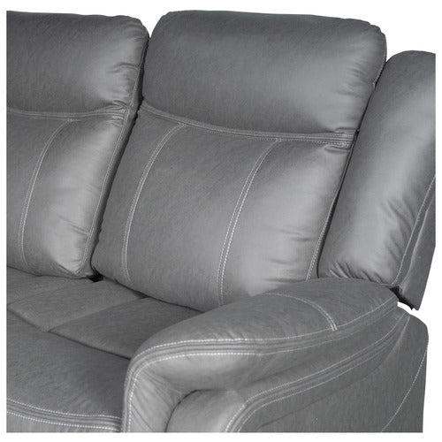 SOUTHERN STYLERS ARIA 2 SEATER FAUX LEATHER RECLINER SOFA