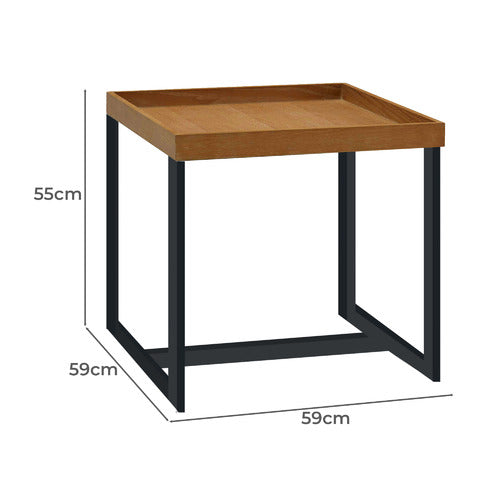 EXQUISITE LIVING 2 PIECE ZURI COFFEE & LAMP TABLE SET