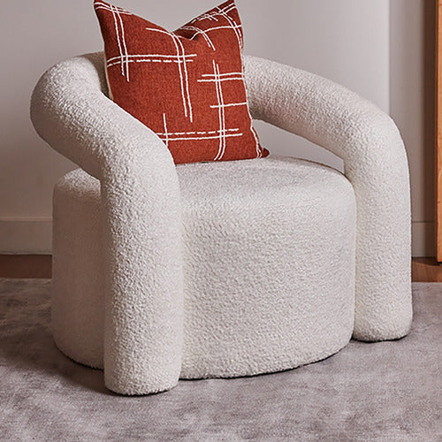 CAMPANA COLLECTIVE ZYLA BOUCLE ACCENT CHAIR