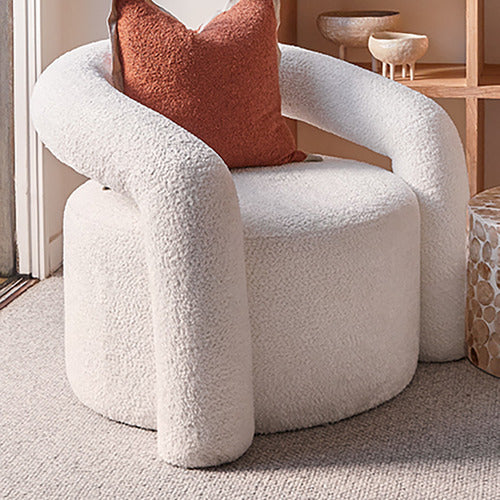 CAMPANA COLLECTIVE ZYLA BOUCLE ACCENT CHAIR