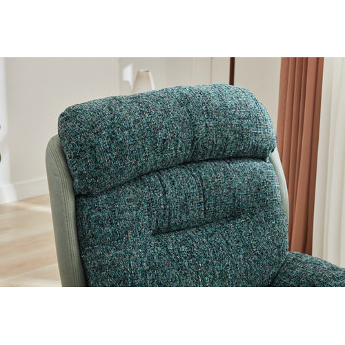 CASSINGTON HOME 2 PIECE RYE UPHOLSTERED SWIVEL CHAIR & FOOTSTOOL SET