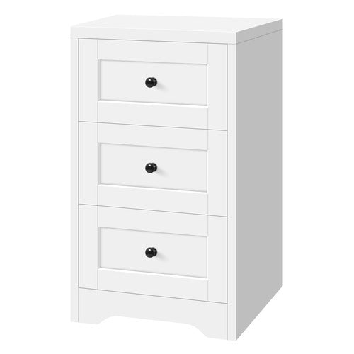 HOXTON ROOM CONSTANCE 3 DRAWER BEDSIDE TABLE