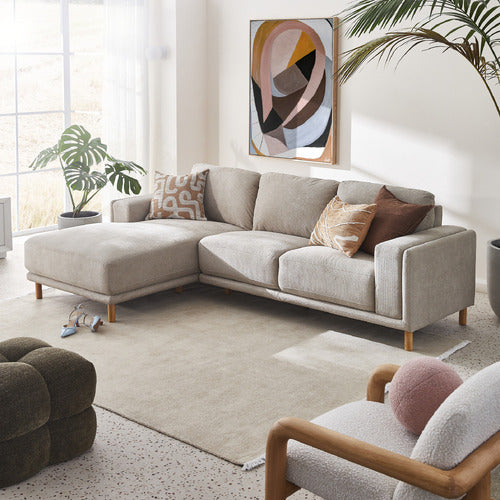 BORDER 3 SEATER SOFA WITH CHAISE