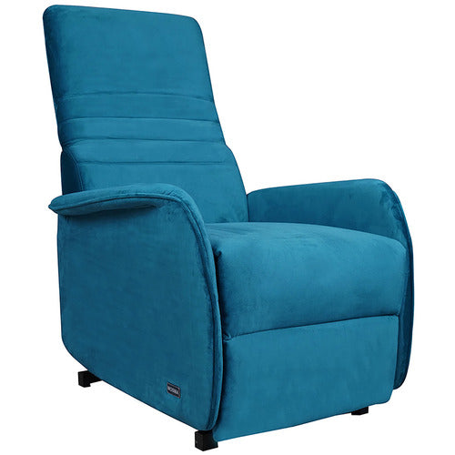 YORK STREET ARUZHAN VELVET RECLINER ARMCHAIR