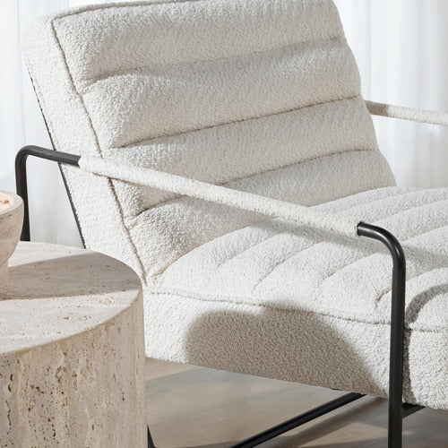 BROOKLYN AND BELLA MONIKA BOUCLE ACCENT CHAIR