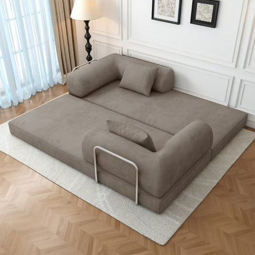 MIKASA FURNITURE KIRAN 3 SEATER DOUBLE CORDUROY SOFA BED