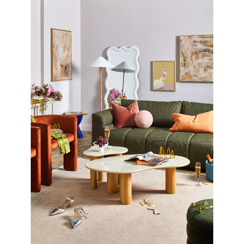 IGGY IRREGULAR MARBLE COFFEE TABLE
