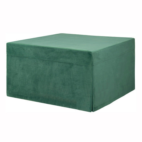 DECOR TRADERS FOLDLUX CONVERTIBLE OTTOMAN FOLDING BED WITH SLIPCOVER