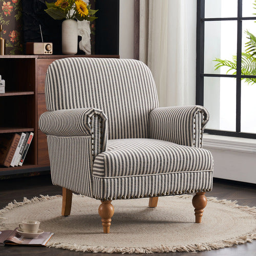 CASSINGTON HOME DARVIN STRIPE ARMCHAIR
