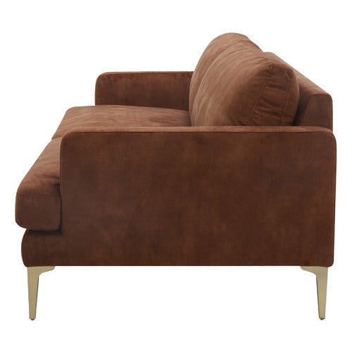 DARYA 3 SEATER VELVET SOFA