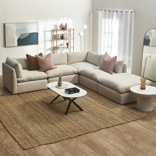 MARTINE UPHOLSTERED ARMLESS CHAIR