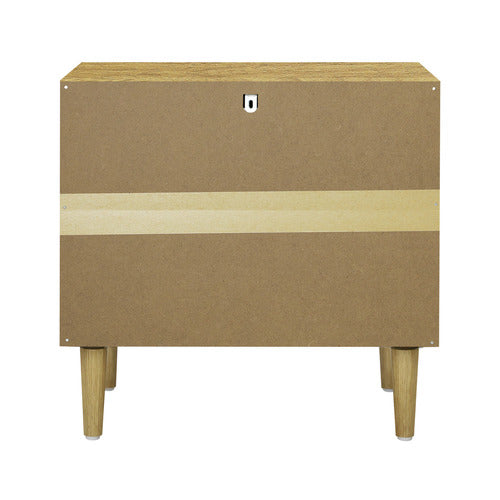 LIVING FUSION EMMA 2 DRAWER BEDSIDE TABLE