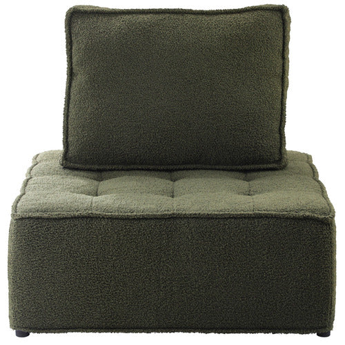 LIVING FUSION THESEUS BOUCLE ADJUSTABLE ACCENT CHAIR
