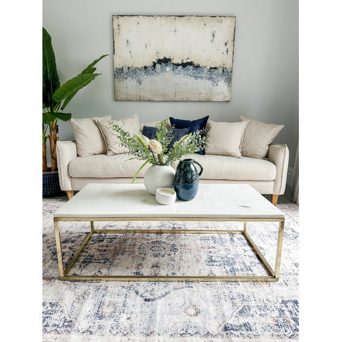 HOME & LIFESTYLE CLARENCE MARBLE COFFEE TABLE