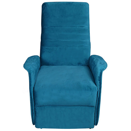 YORK STREET ARUZHAN VELVET RECLINER ARMCHAIR