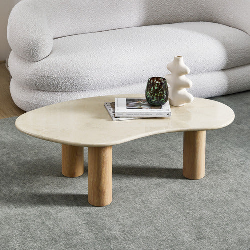 IGGY IRREGULAR MARBLE COFFEE TABLE