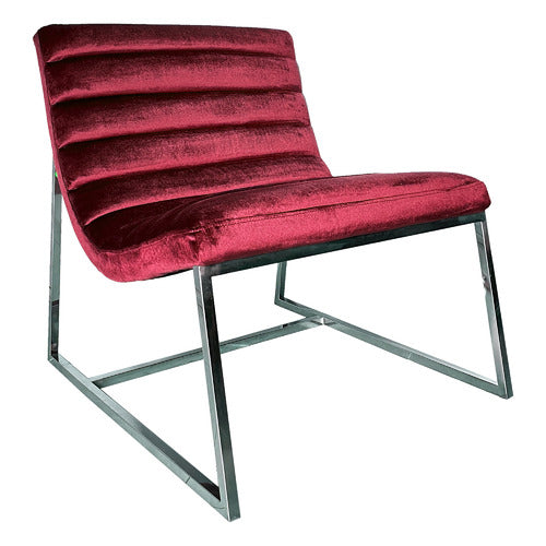 FURNITURE MARKET CHANTELLE VELVET ACCENT CHAIR
