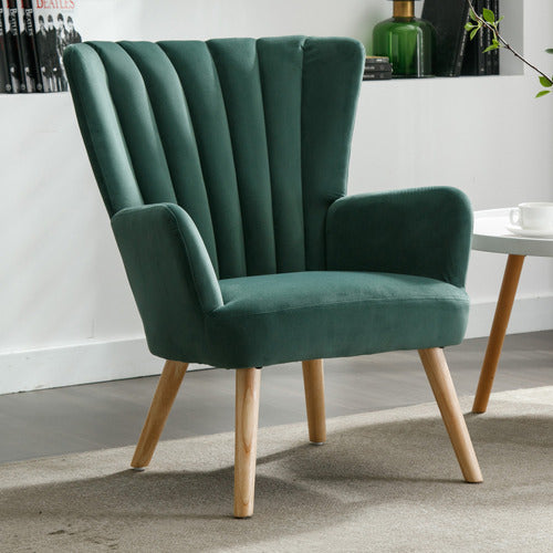 CASSINGTON HOME ELYSE VELVET ARMCHAIR