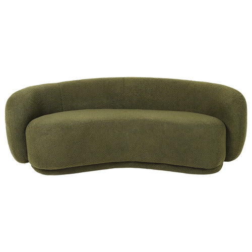 LIVING FUSION MILLIE 3 SEATER ROUNDED TEDDY SOFA