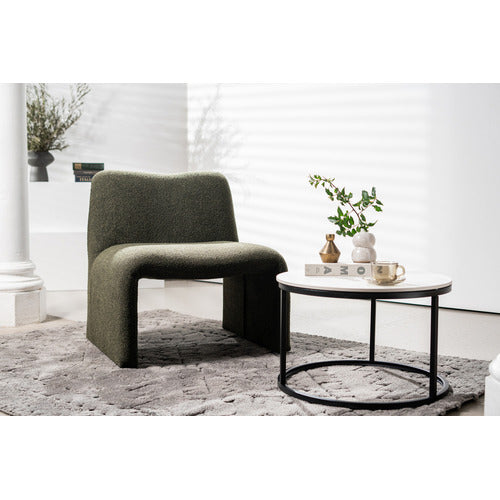 KEYS ROAD DESIGNS ENZO BOUCLE ACCENT CHAIR