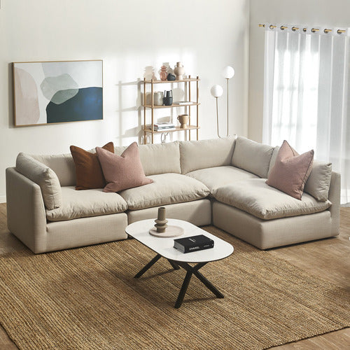 MARTINE UPHOLSTERED ARMLESS CHAIR