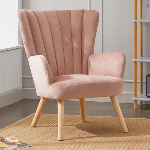 CASSINGTON HOME ELYSE VELVET ARMCHAIR