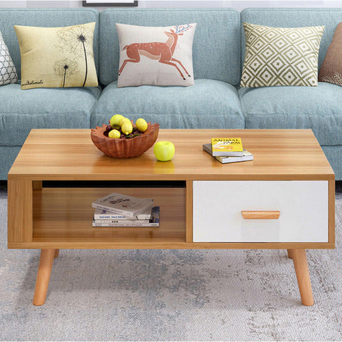 EVER DREAMING LIVING NATURAL HOPPERTON COFFEE TABLE