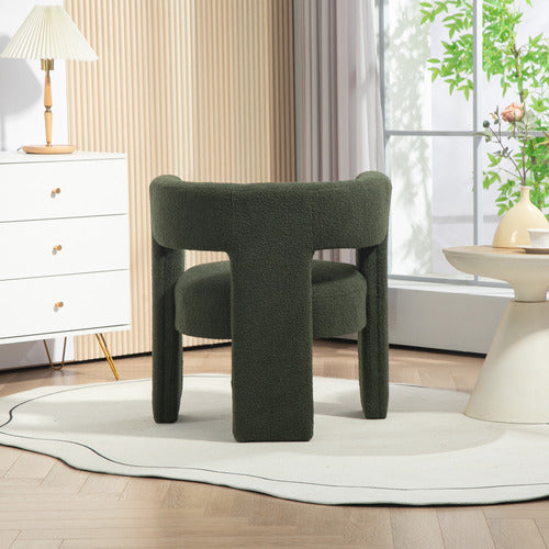 POMAIRE 3 LEGGED BOUCLE OCCASIONAL CHAIR