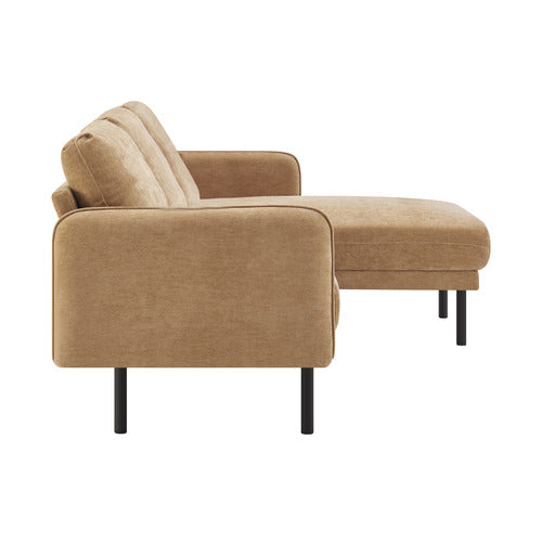 CORE LIVING SKADI 3 SEATER UPHOLSTERED SOFA WITH RIGHT CHAISE