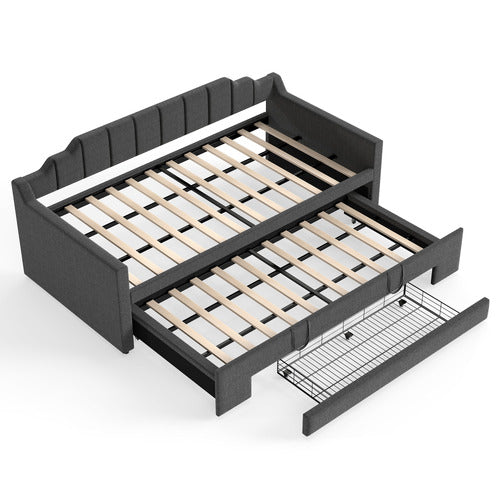HAVEN COVE FURNITURE DEIDARA QUEEN DAYBED WITH TRUNDLE & STORAGE